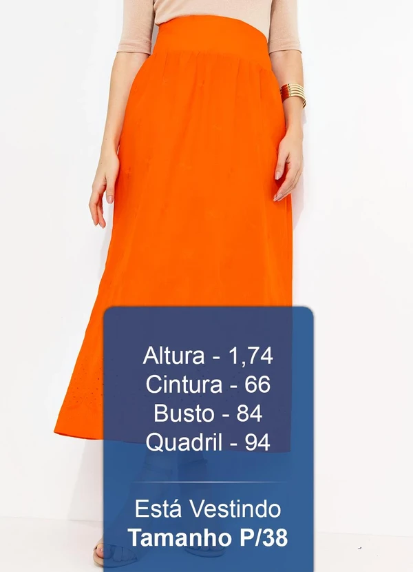 You Premium - Saia em Algodão Laranja 5