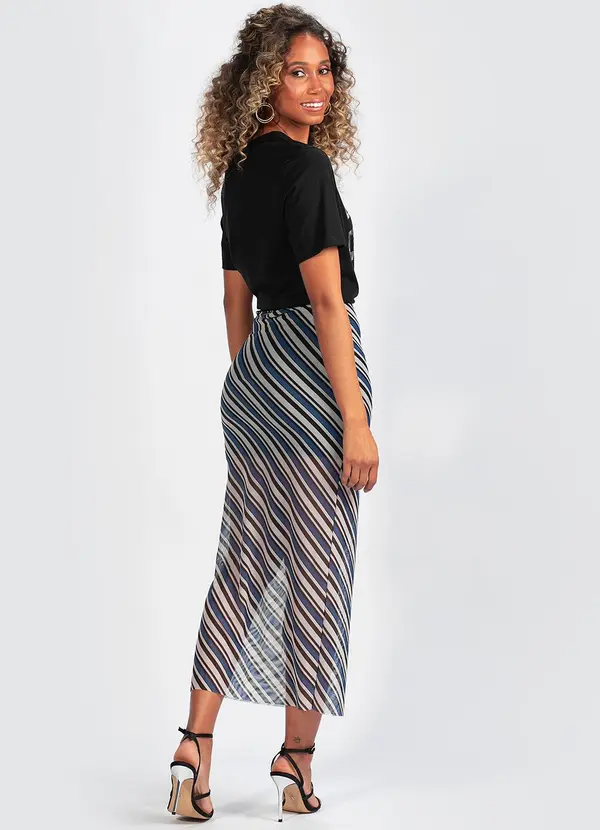 Colcci - Saia em Tule Estampado 4