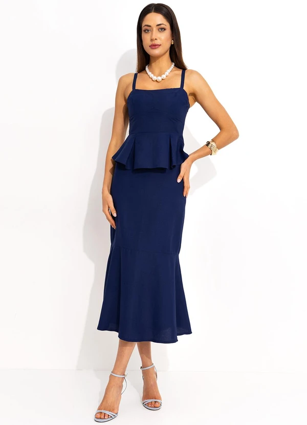 Colcci - Saia em Viscolinho Azul 6