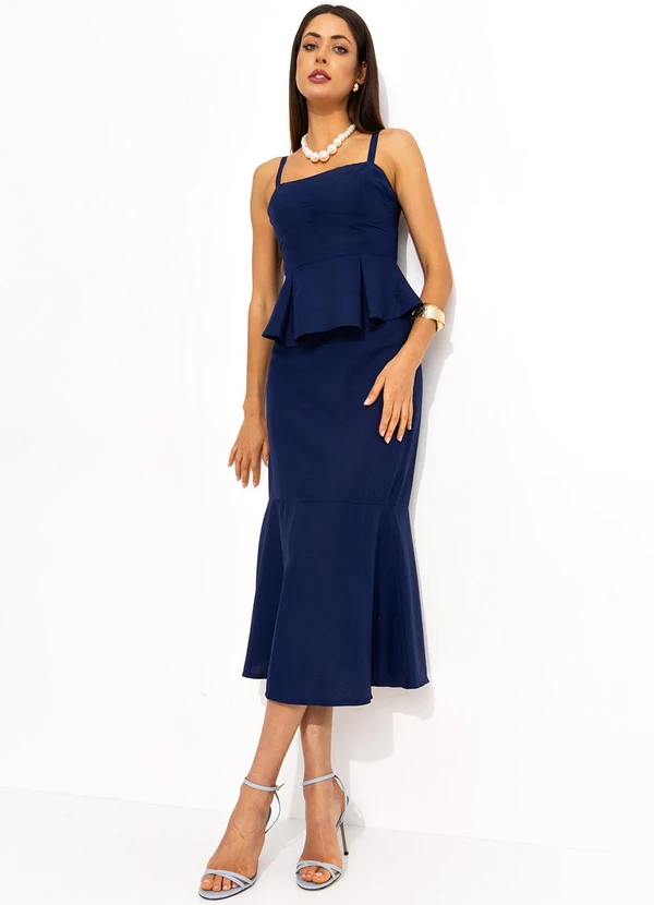 Colcci - Saia em Viscolinho Azul 7