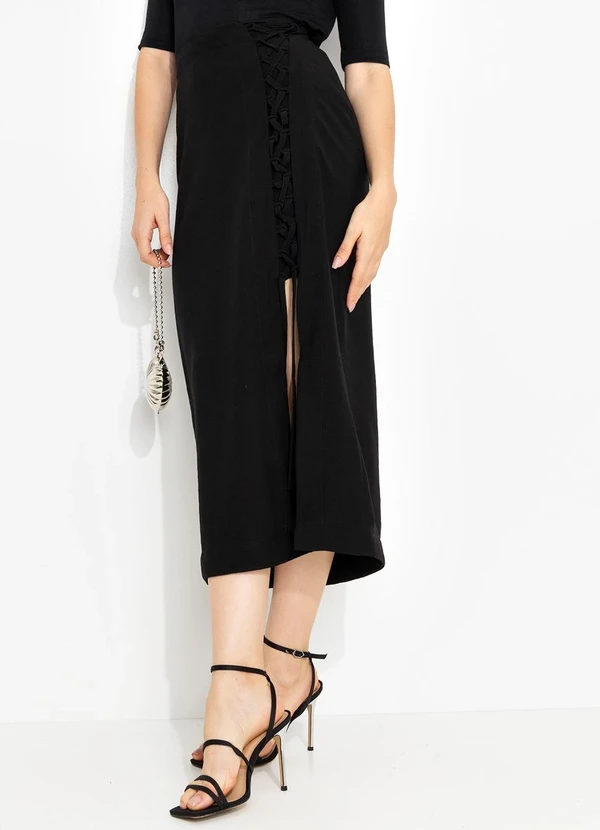 You Premium - Saia em Viscose Preto