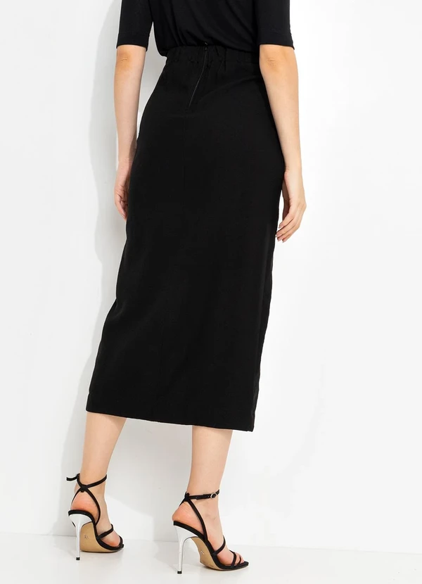 You Premium - Saia em Viscose Preto 2