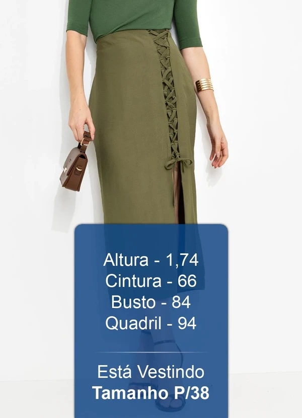 You Premium - Saia em Viscose Verde 5