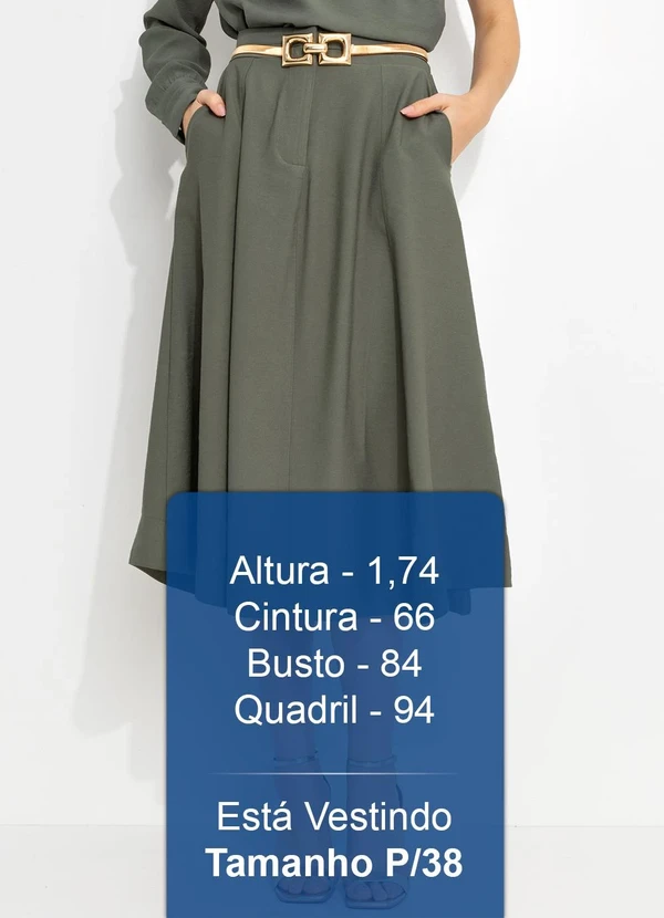You Premium - Saia em Viscose Verde 5