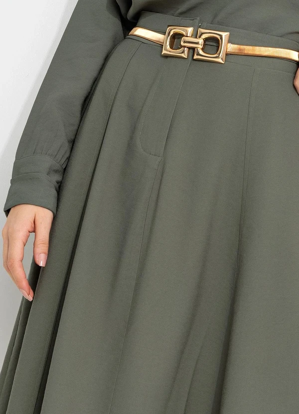 You Premium - Saia em Viscose Verde 9