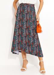 Saia Envelope Ona Marrom com Amarrao