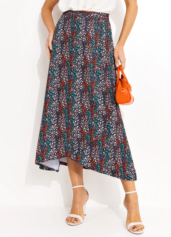 Quintess - Saia Envelope Onça Marrom com Amarração