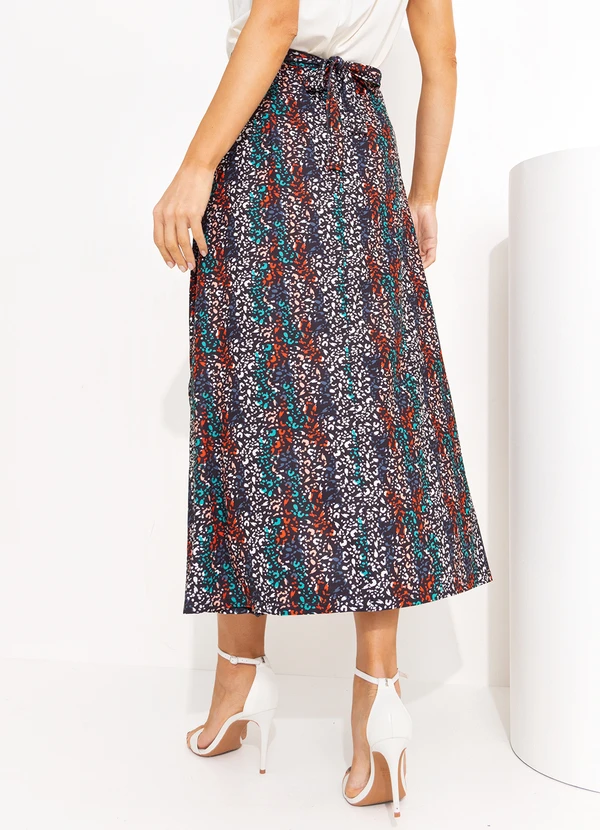 Quintess - Saia Envelope Onça Marrom com Amarração 2