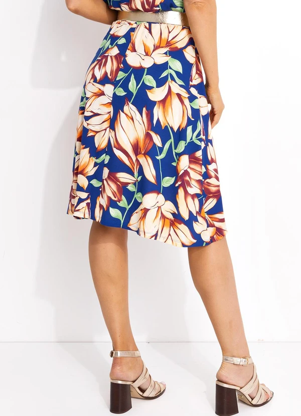 Bimini - Saia Estampado em Malha de Viscose 2
