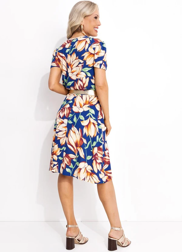 Bimini - Saia Estampado em Malha de Viscose 4