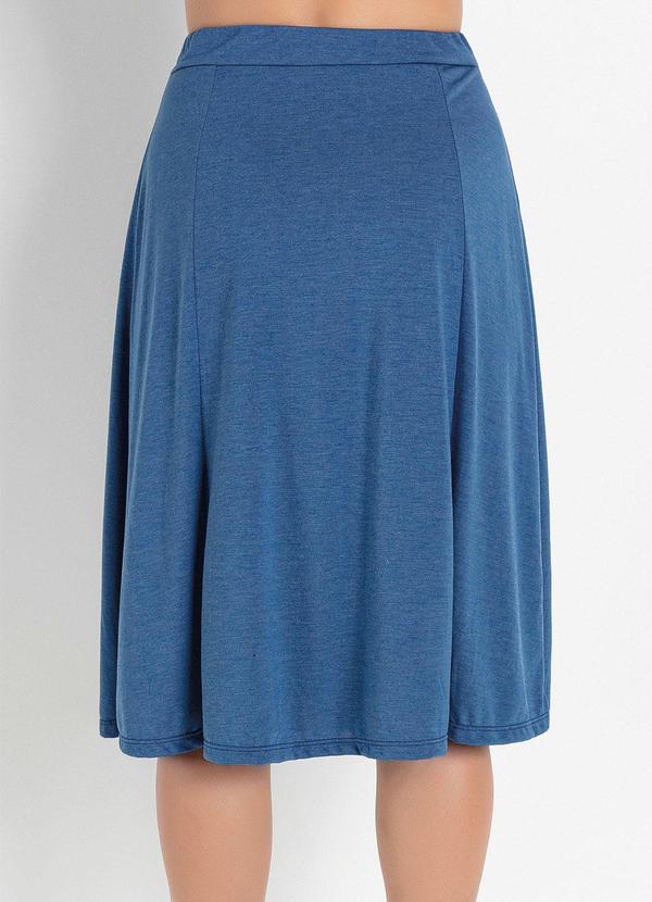 Rosalie - Saia Evasê Azul 8