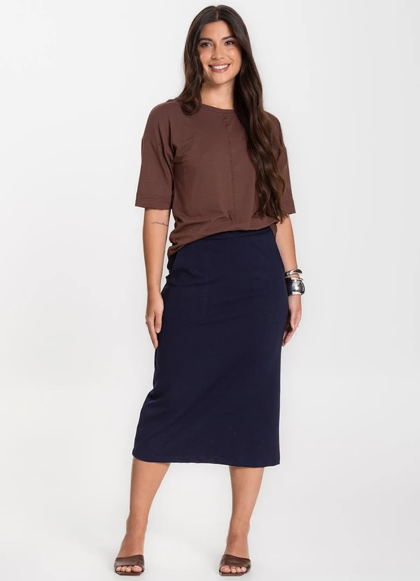 Select - Saia Feminina Azul 3