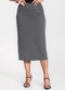 Select - Saia Feminina Bege - variação: Cinza