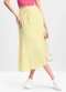 Essendi - Saia Feminina em Viscolinho Verde - variação: Amarelo