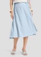 Dianna - Saia Feminina Midi Envelope Azul - variação: Azul