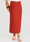 Dianna - Saia Feminina Midi Marrom - variação: Marrom