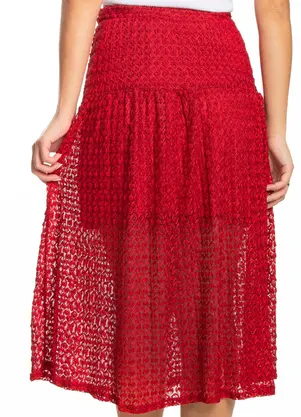 Endless - Saia Feminina Vermelho - ENDLESS