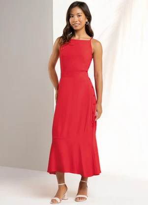 Marialícia - Saia Feminina Vermelho - MARIALÍCIA