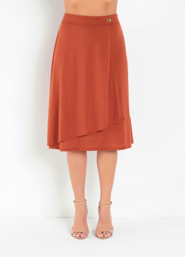 Saia (Ferrugem) com Sobreposio Moda Evanglica