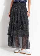 Saia Floral Liberty em Tule