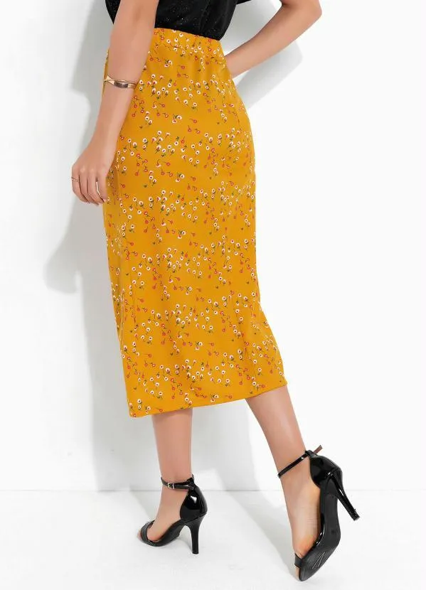 Rosalie - Saia Floral Mini Franzida 2