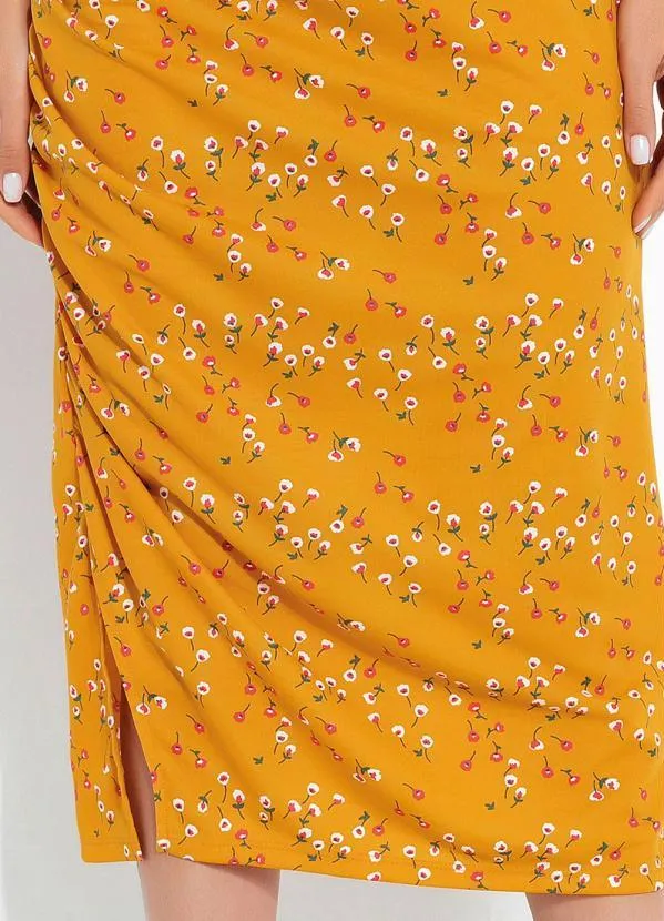 Rosalie - Saia Floral Mini Franzida 3