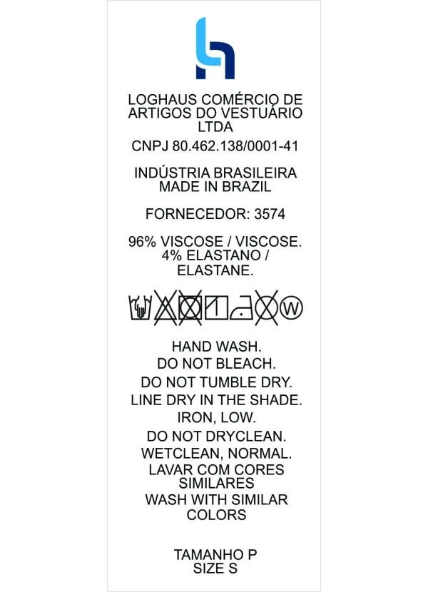 Quintess - Saia Folhagem Linho em Malha de Viscose 10