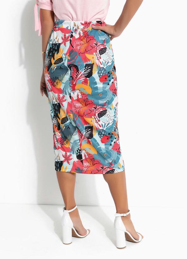 Outlet - Saia Folhagem Vermelha 2