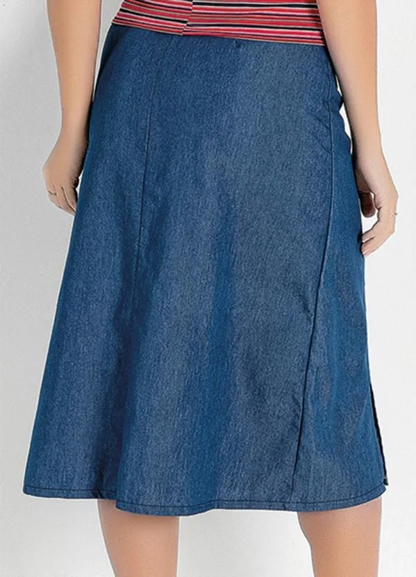 Rosalie - Saia Jeans com Botões 2