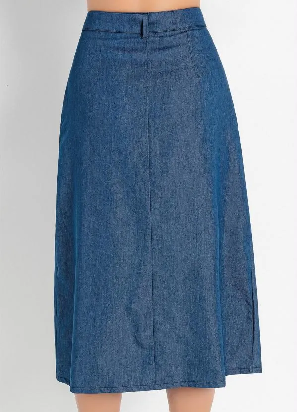 Rosalie - Saia Jeans com Botões 7