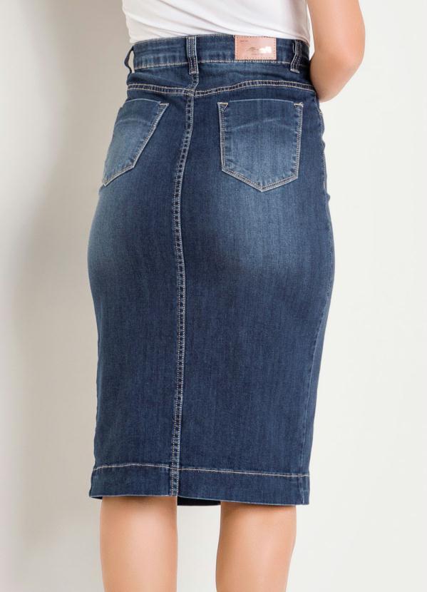 Sawary Jeans - Saia Jeans com Fenda Frontal Sawary 2