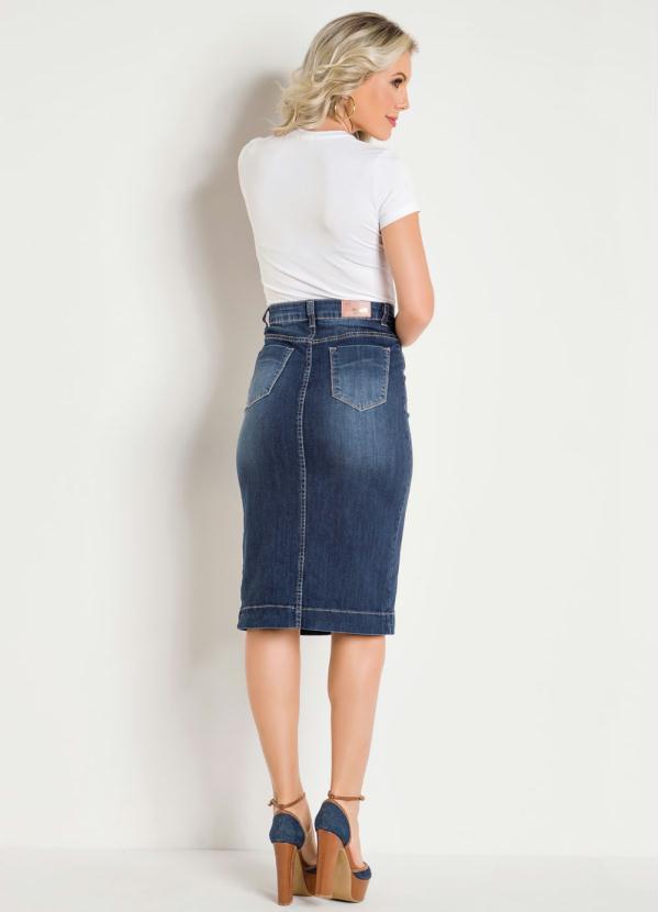 Sawary Jeans - Saia Jeans com Fenda Frontal Sawary 5