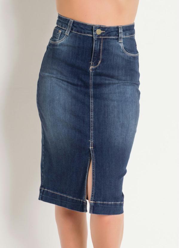 Sawary Jeans - Saia Jeans com Fenda Frontal Sawary 6