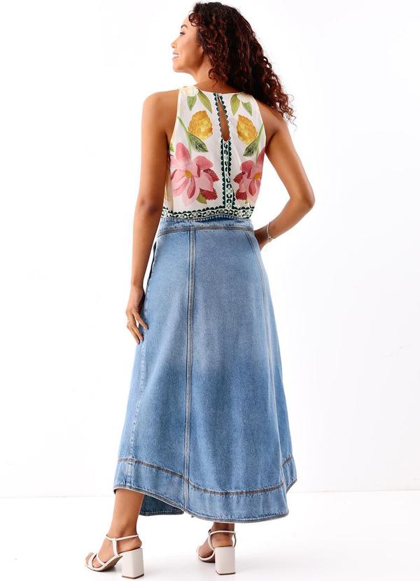 Farm - Saia Jeans Onda 5