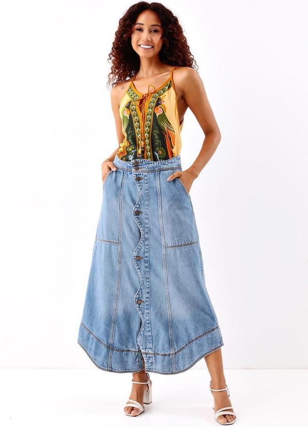Farm - Saia Jeans Onda 8