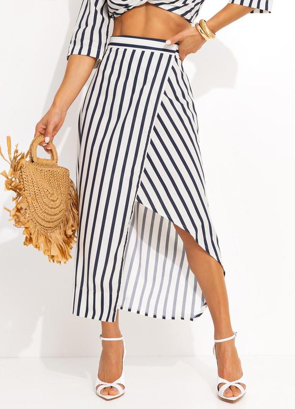 Colcci - Saia Listrada Off White