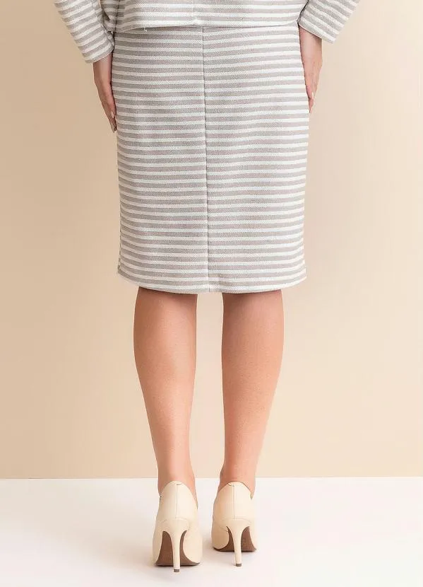 Rosalie - Saia Listras Lurex com Elástico 2