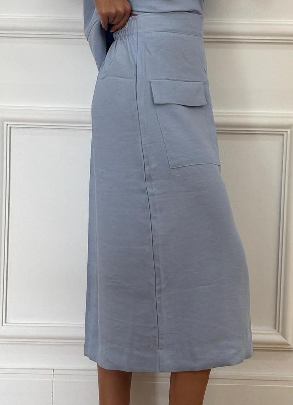 Doce Tom - Saia Longuete Azul 5