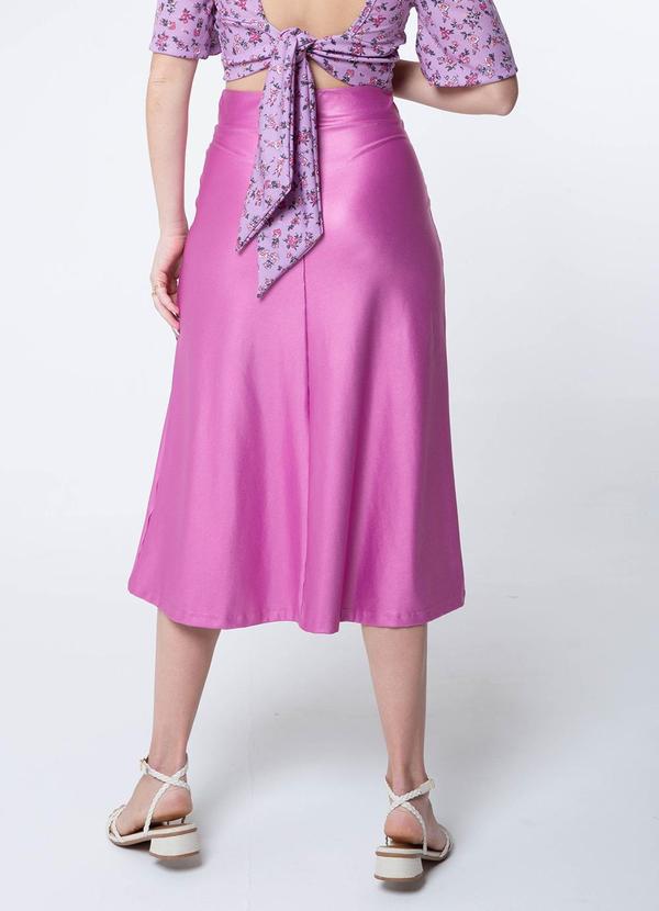 Misiss - Saia Longuete Cintura Alta Heloisa Rosa 2