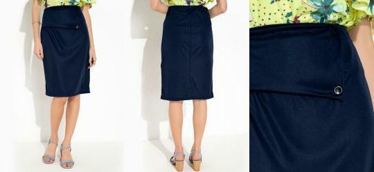 Saia Marinho com Boto