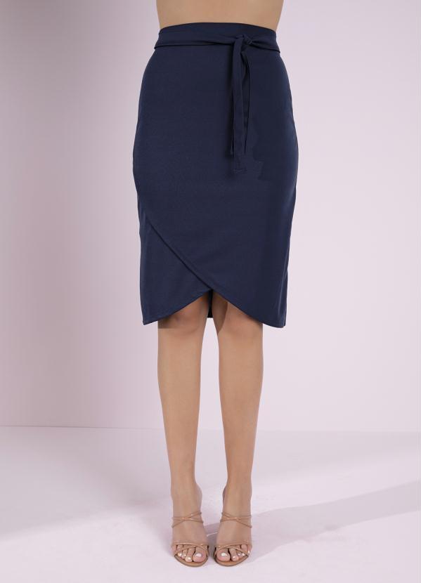 Outlet - Saia Marinho com Faixa Fixa 3