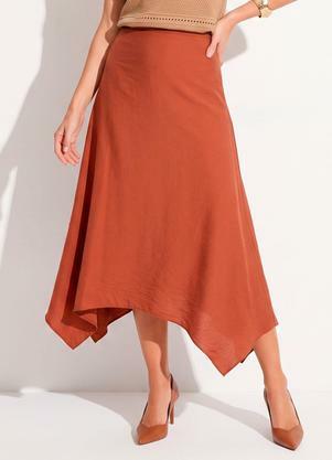 Saia (Marrom Claro) em Viscose com Poliamida
