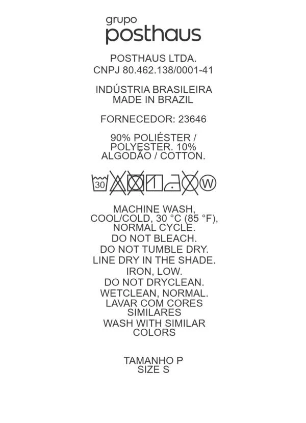 Quintess - Saia Marrom em Tricoline 13