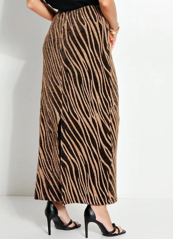 Colcci - Saia Metalizada Dourado 2