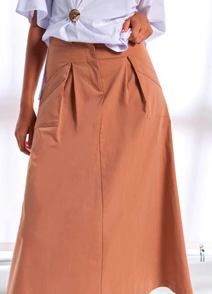 Ritmi Studio - Saia Mid com Bolsos - RITMI STUDIO