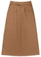 Angel - Saia Midi Alfaiataria Marrom - variação: Marrom
