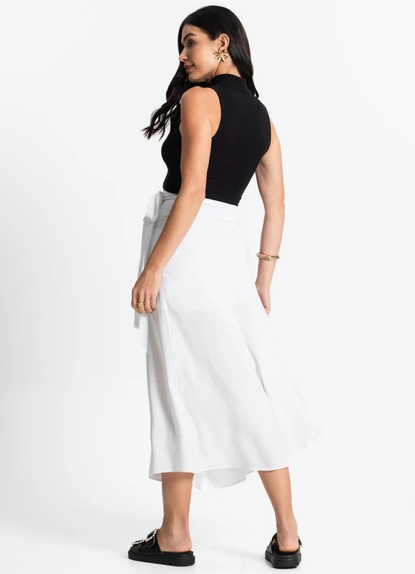 Select - Saia Midi Amarração Envelope Branco 4