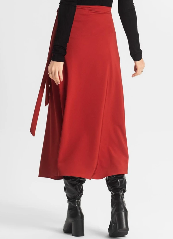 Select - Saia Midi Amarração Envelope Laranja 2