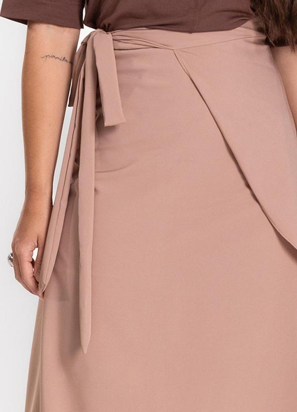 Select - Saia Midi Amarração Envelope Marrom 5