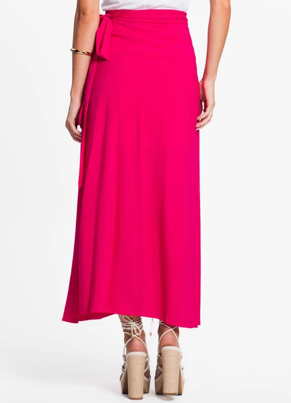 Select - Saia Midi Amarração Envelope Rosa 2
